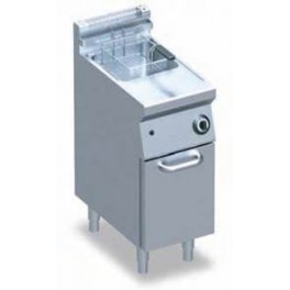 Friteuse à gaz profondeur 90 cm, 1 ou 2 cuves 20L 
