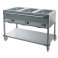 Bain-marie sur chariot 3 cuves GN1/1