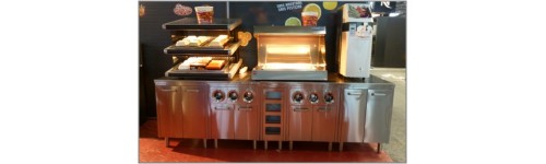 Mobilier inox fastfood